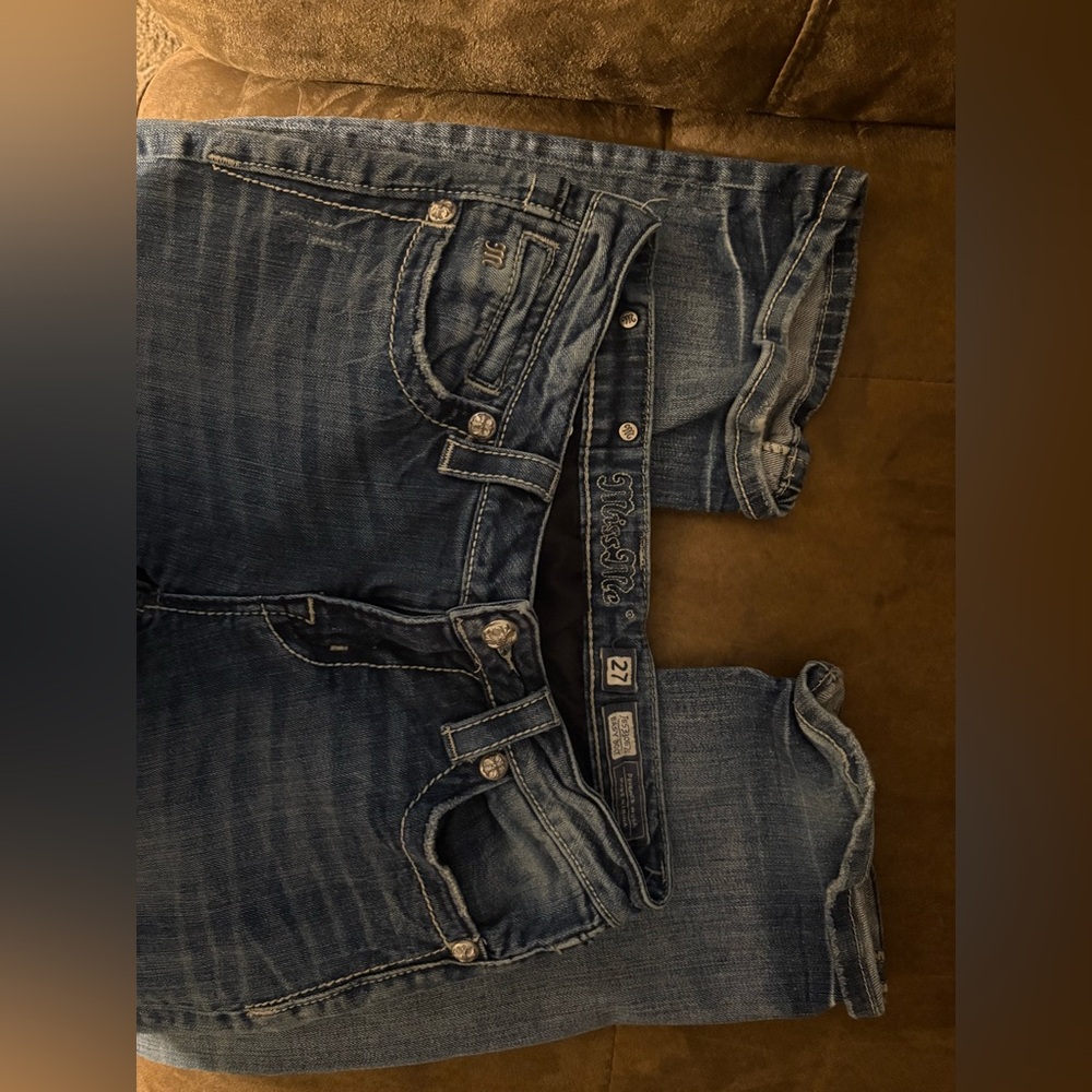 Miss Me Dark Blue Denim Jeans